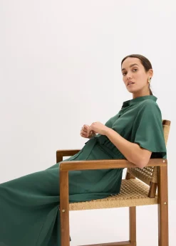 Femme bonprix Robes|Robe-chemise avec ceinture à nouer