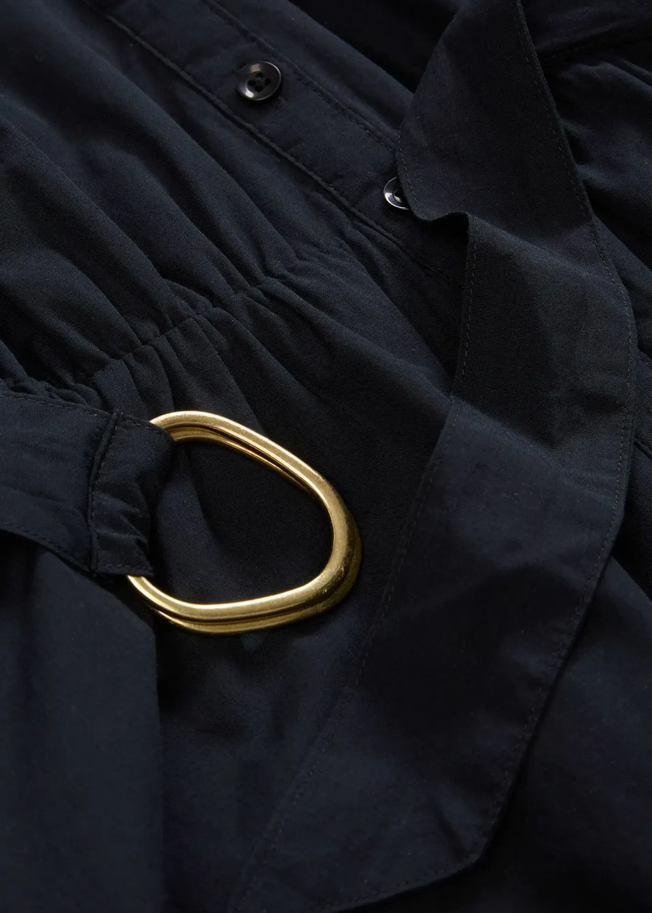 bonprix Robe-chemise en coton et soie avec ceinture|Femme Premium|Robes