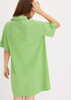 Femme bonprix Robes|Robe-chemise en coton extensible