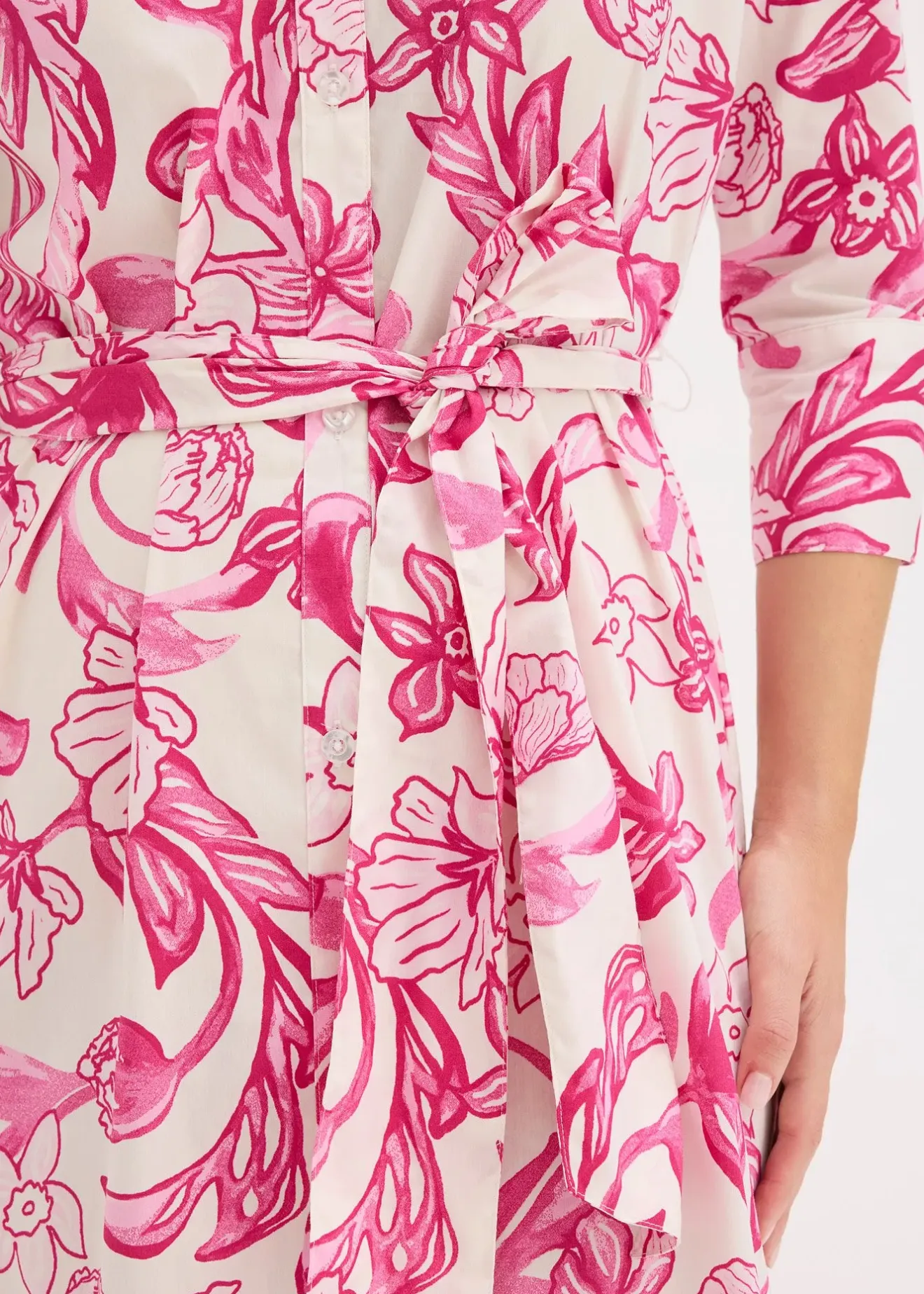 bonprix Robe-chemise en coton mélangé|Femme Robes