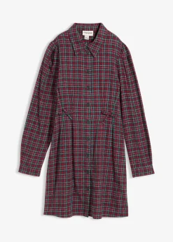 bonprix Robe-chemise en flanelle|Enfant Vêtements Enfant|Filles 9-16 Ans·Robes & Combinaisons