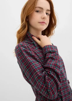 bonprix Robe-chemise en flanelle|Enfant Vêtements Enfant|Filles 9-16 Ans·Robes & Combinaisons