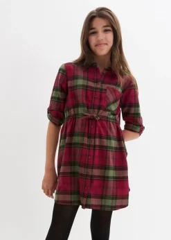 Enfant bonprix Vêtements Enfant|Filles 9-16 Ans·Robes & Combinaisons|Robe-chemise en flanelle