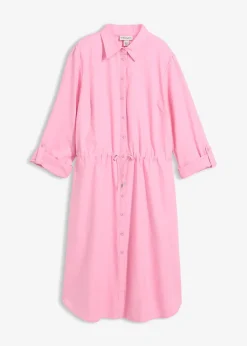 bonprix Robe-chemise en lin et coton|Femme Robes