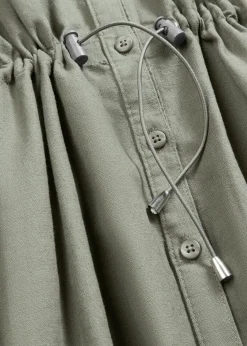 Femme bonprix Robes|Robe-chemise en lin et coton