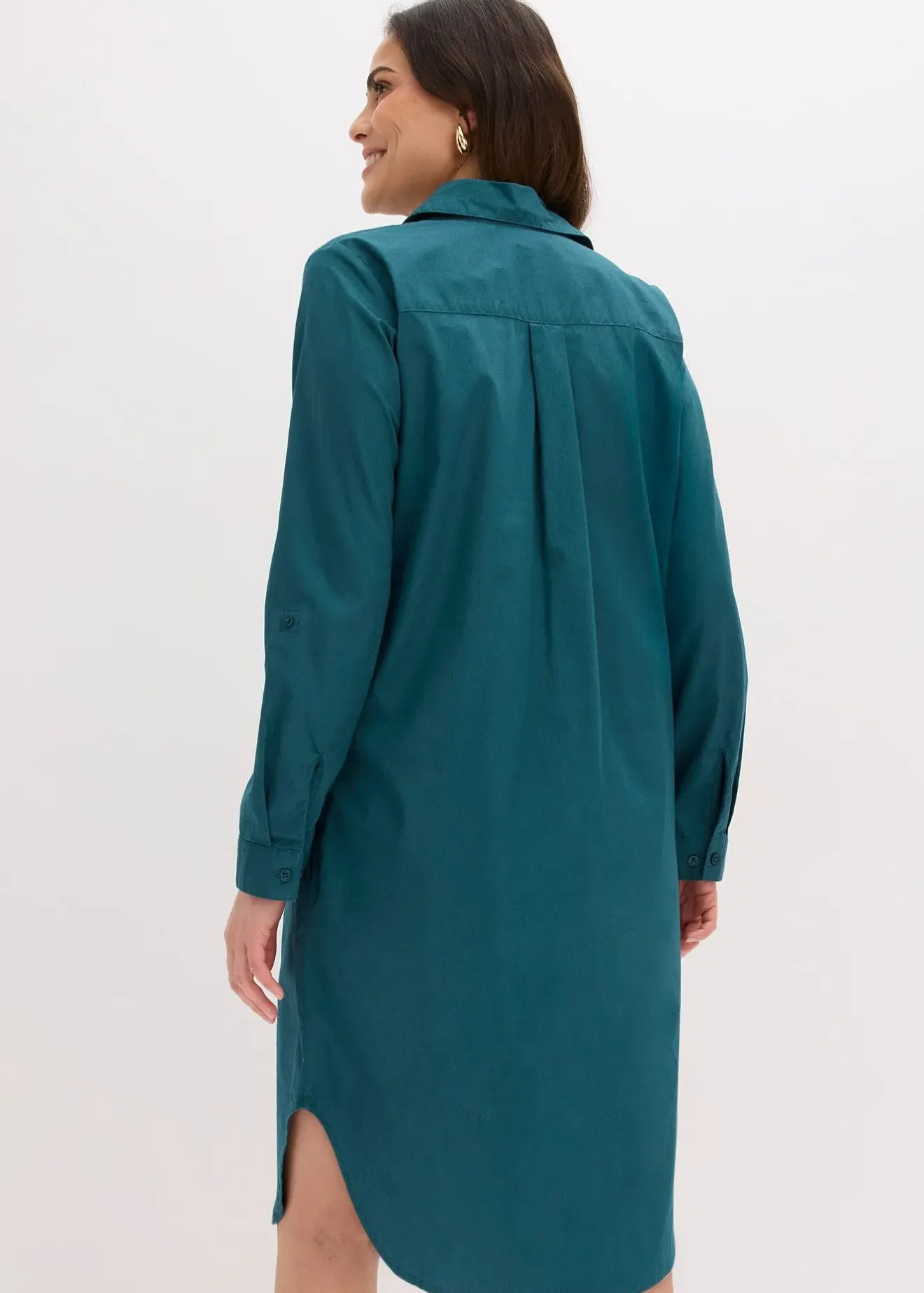 bonprix Robe-chemise en popeline de coton|Femme Robes