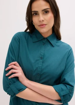 bonprix Robe-chemise en popeline de coton|Femme Robes