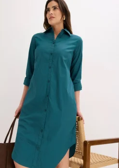 bonprix Robe-chemise en popeline de coton|Femme Robes