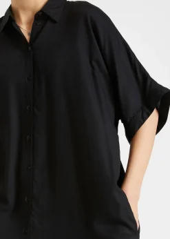 Femme bonprix Robes|Robe-chemise en viscose