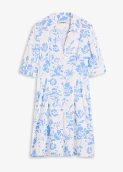 bonprix Robe-chemise en viscose fluide|Femme Robes|Tailles Petite