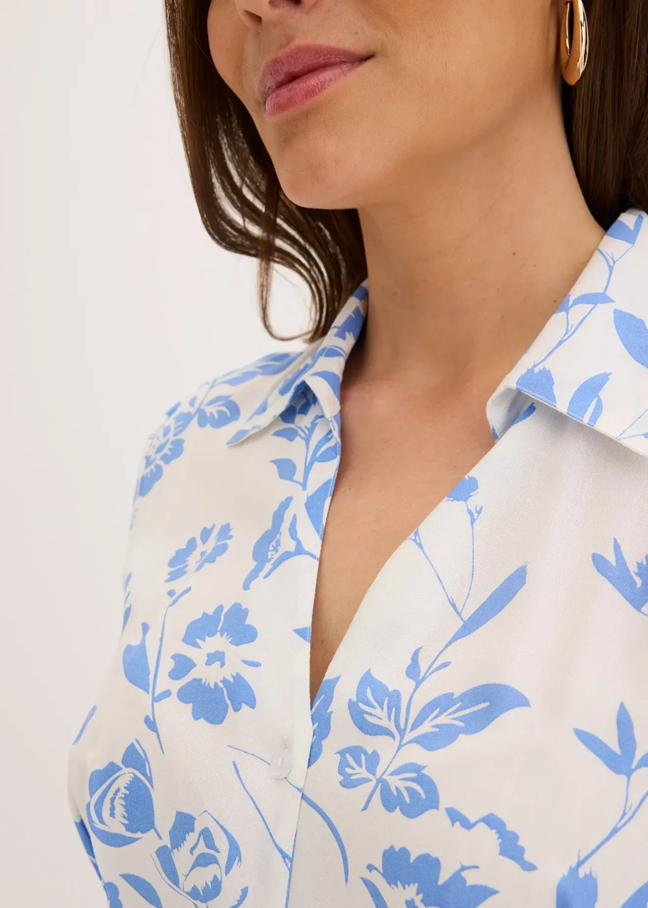 bonprix Robe-chemise en viscose fluide|Femme Robes|Tailles Petite