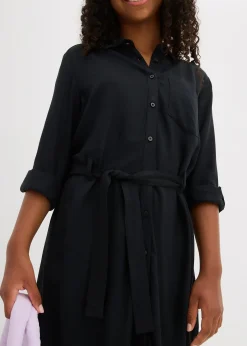bonprix Robe-chemise en viscose fluide|Enfant Vêtements Enfant|Filles 9-16 Ans·Robes & Combinaisons