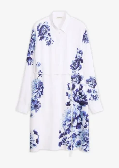 Femme bonprix Robes|Robe-chemise en viscose fluide