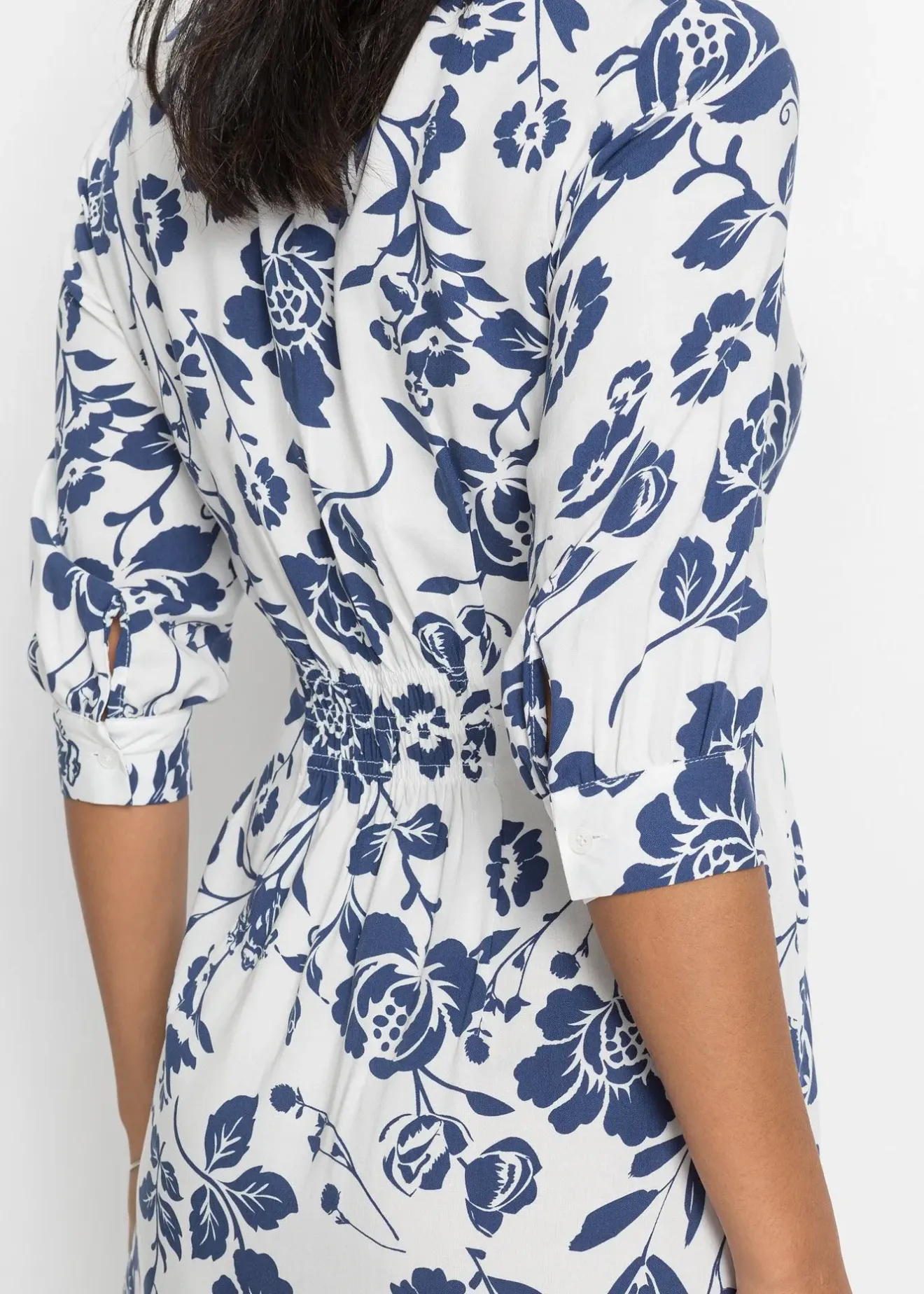 Femme bonprix Robes|Robe-chemise en viscose fluide