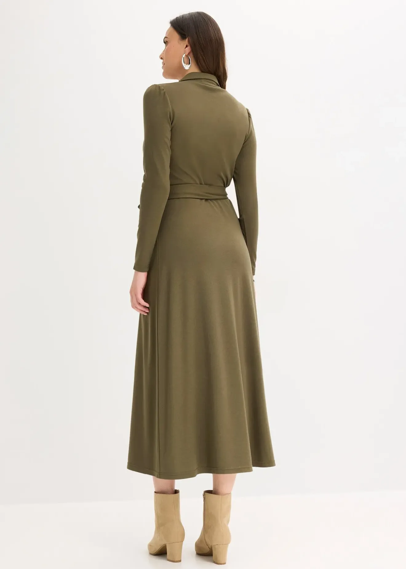 Femme bonprix Robes|Robe-chemise en viscose majoritaire