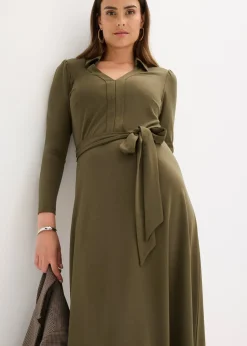 Femme bonprix Robes|Robe-chemise en viscose majoritaire