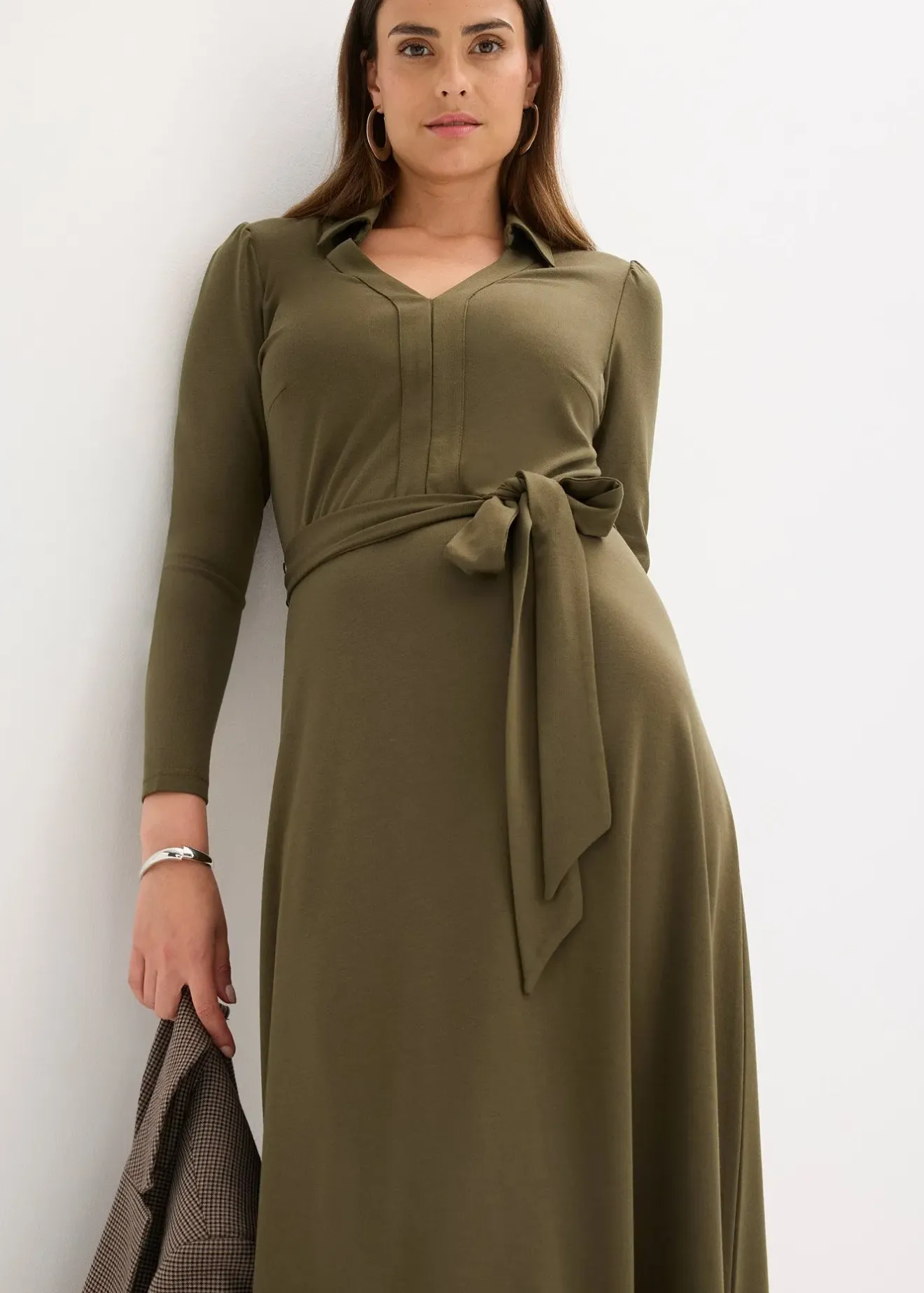 Femme bonprix Robes|Robe-chemise en viscose majoritaire