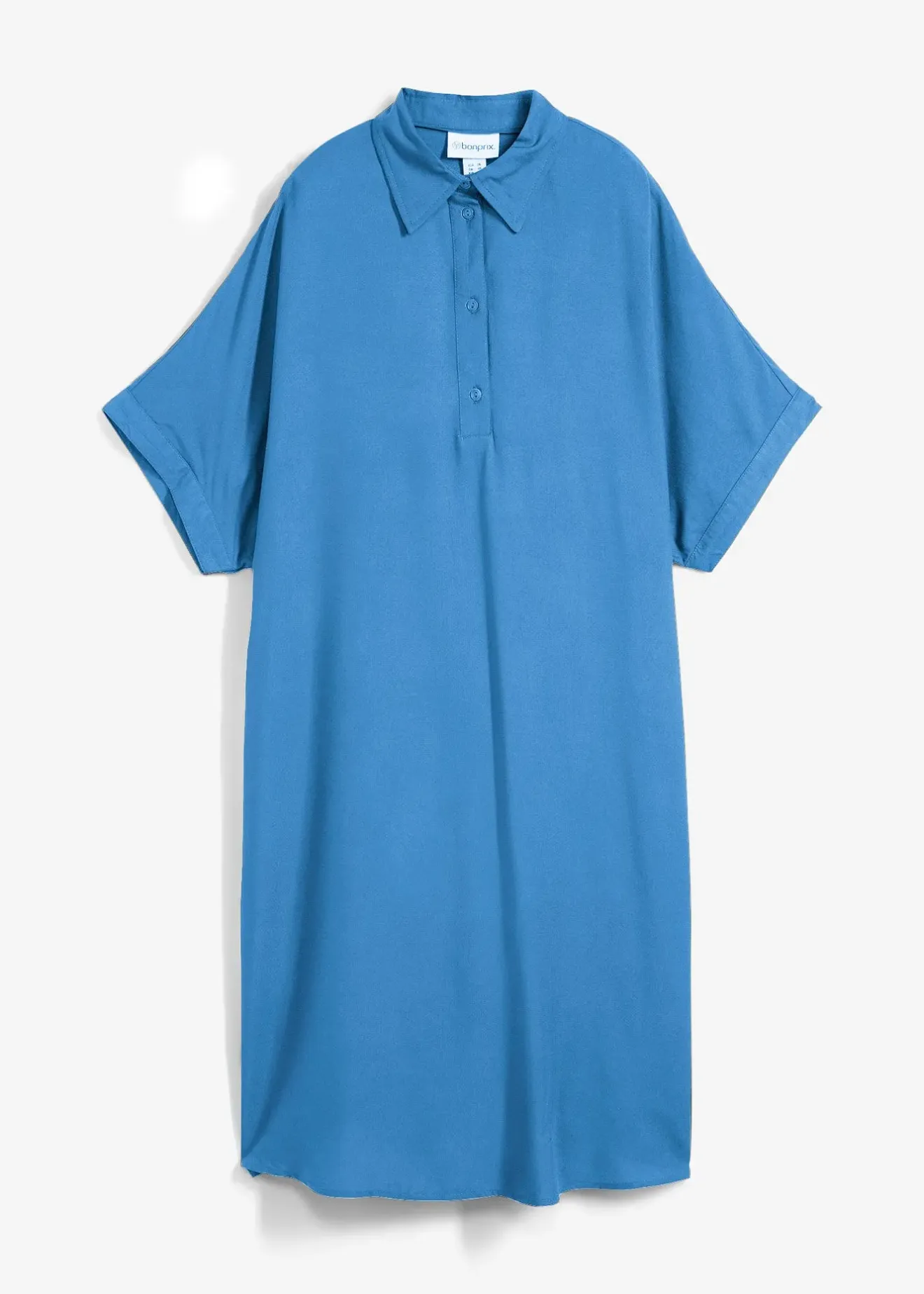 bonprix Robe-chemise fluide en viscose fine|Femme Robes