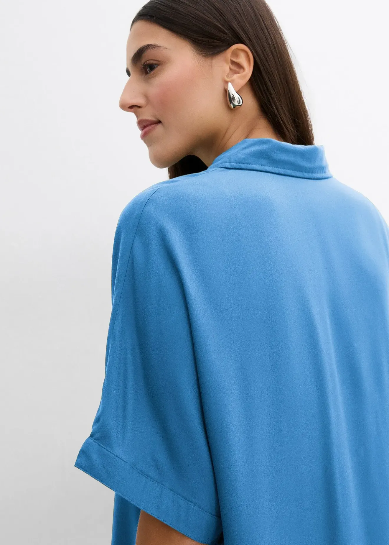 bonprix Robe-chemise fluide en viscose fine|Femme Robes