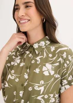 Femme bonprix Robes|Robe-chemise imprimée