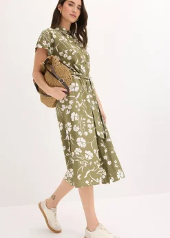 Femme bonprix Robes|Robe-chemise imprimée