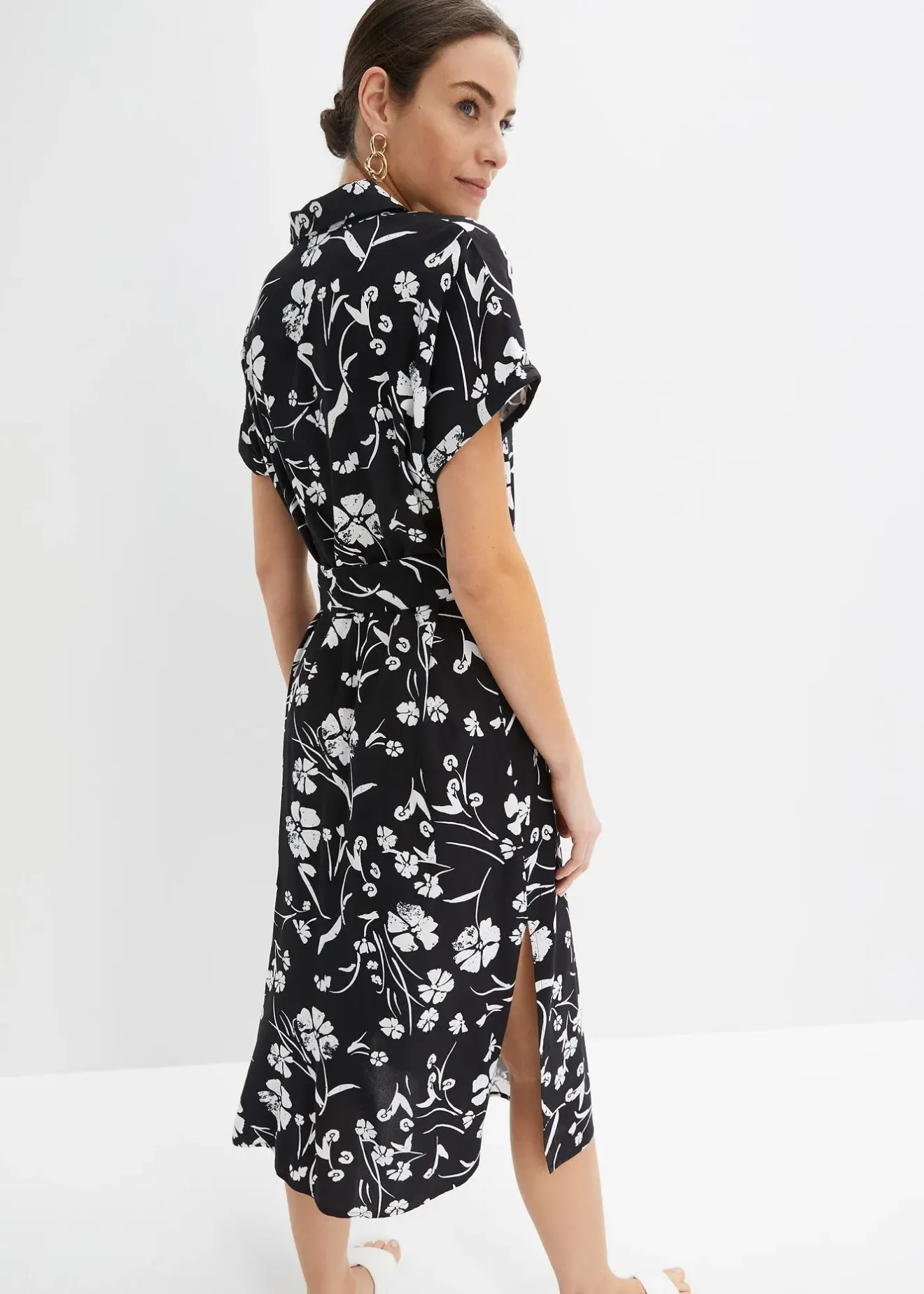 Femme bonprix Robes|Robe-chemise imprimée