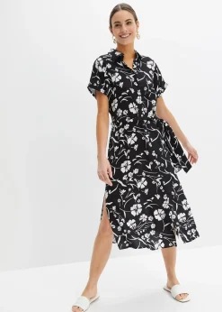 Femme bonprix Robes|Robe-chemise imprimée