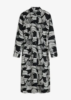 Femme bonprix Robes|Robe-chemise légère en lin majoritaire