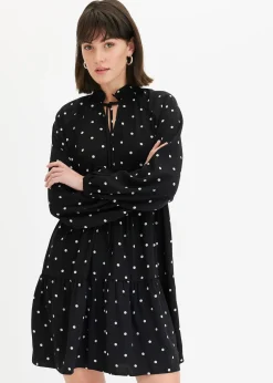 bonprix Robe-tunique avec lien à nouer|Femme Robes