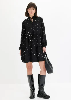 bonprix Robe-tunique avec lien à nouer|Femme Robes