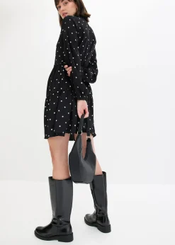 bonprix Robe-tunique avec lien à nouer|Femme Robes