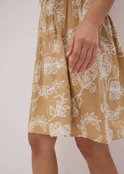 Femme bonprix Robes|Robe-tunique brodée en viscose fluide