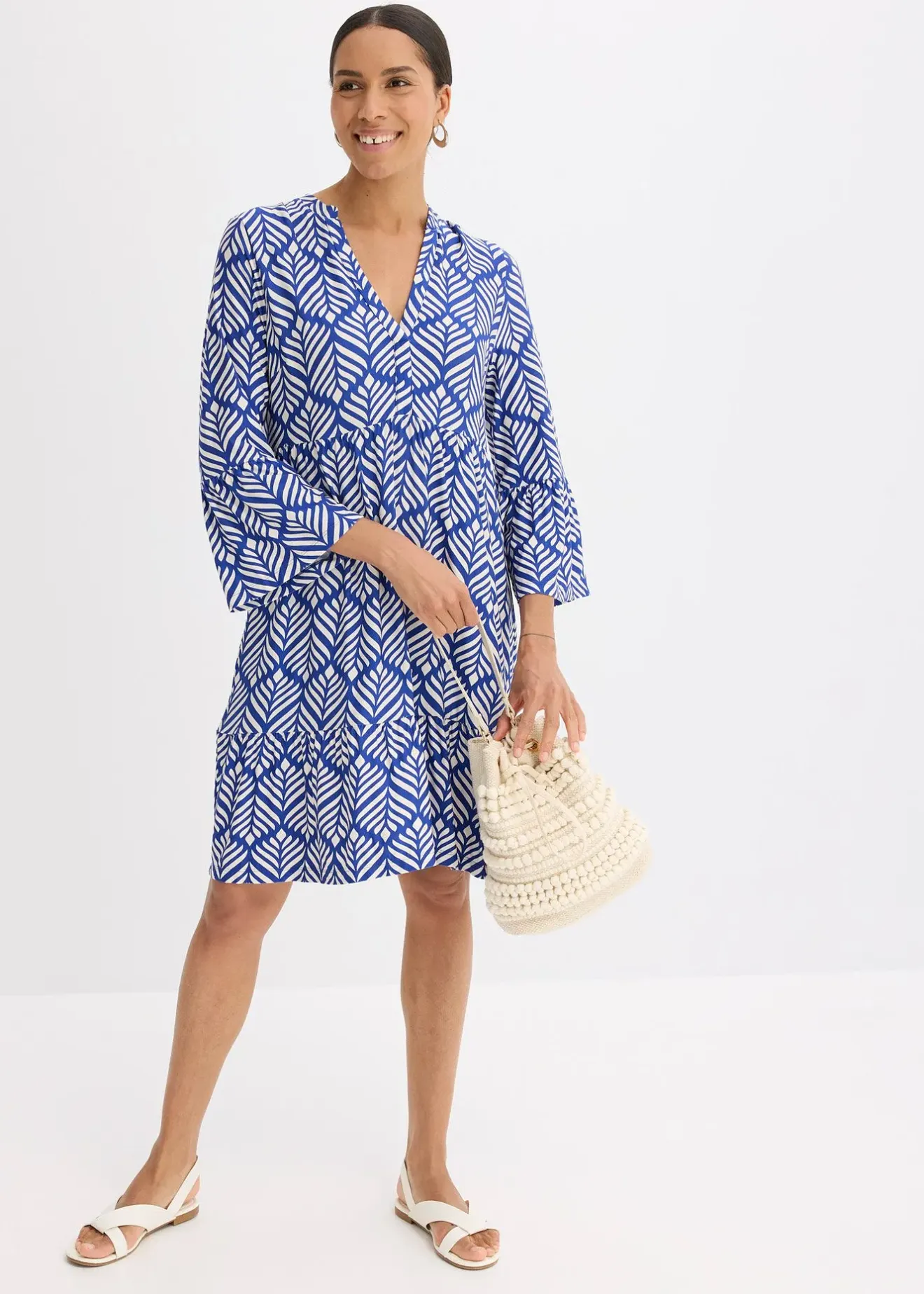 Femme bonprix Robes|Robe-tunique en doux jersey de viscose