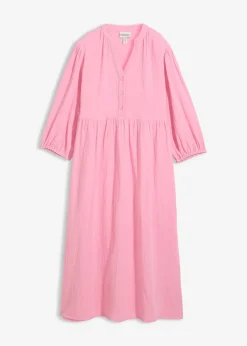 Femme bonprix Robes|Robe-tunique en gaze de coton douce