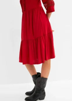 Femme bonprix Robes|Robe-tunique en viscose douce