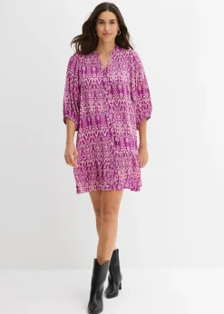 Femme bonprix Robes|Robe-tunique en viscose douce