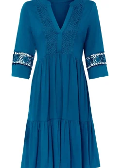 Femme bonprix Robes|Robe-tunique en viscose douce
