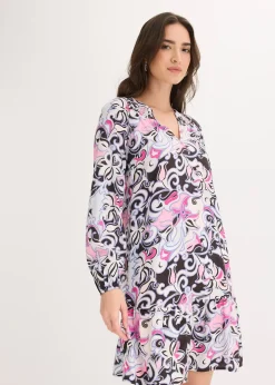 Femme bonprix Robes|Robe-tunique en viscose fluide
