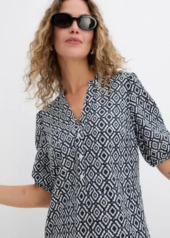 Femme bonprix Robes|Robe-tunique en viscose fluide
