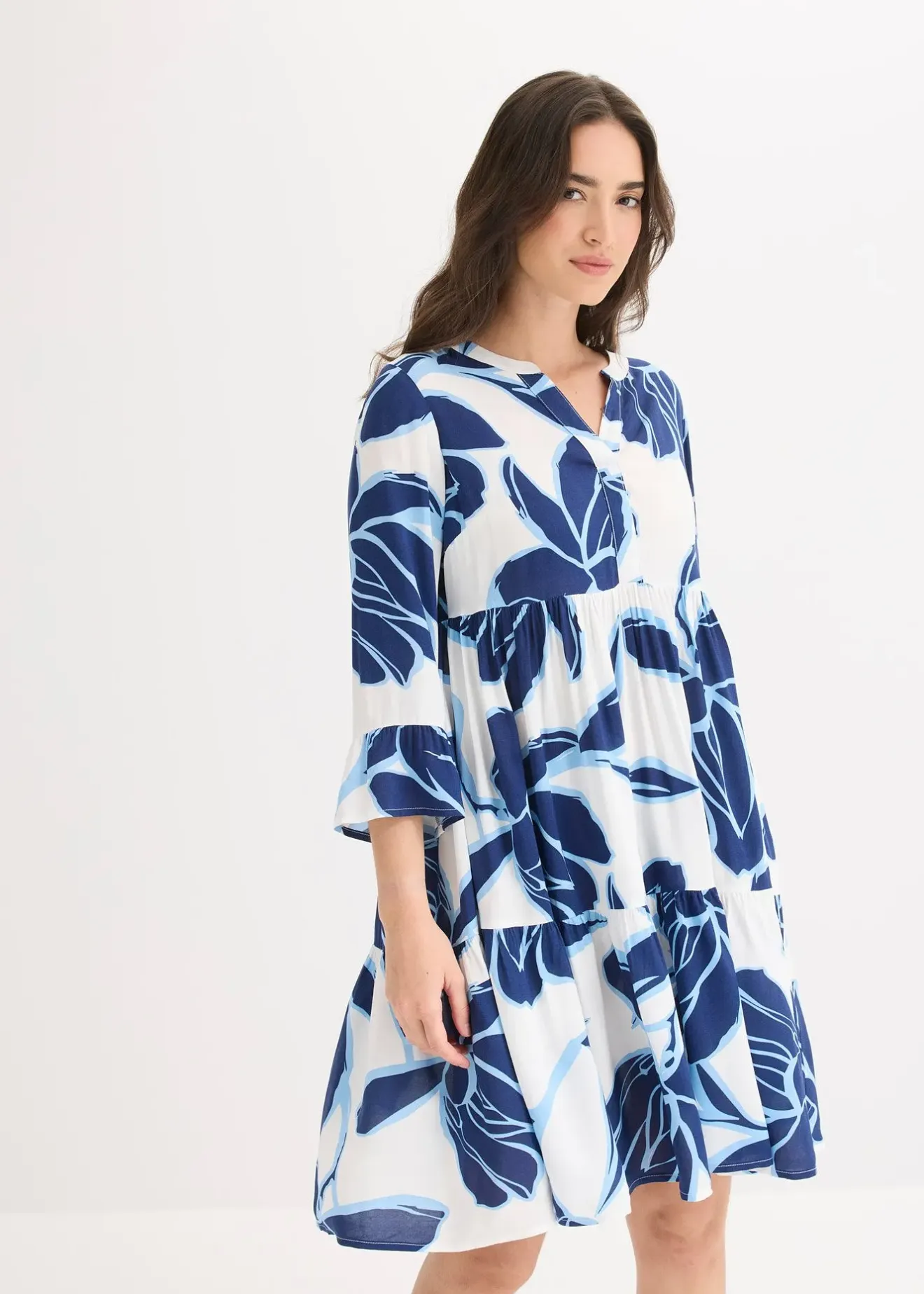 bonprix Robe-tunique en viscose fluide|Femme Robes