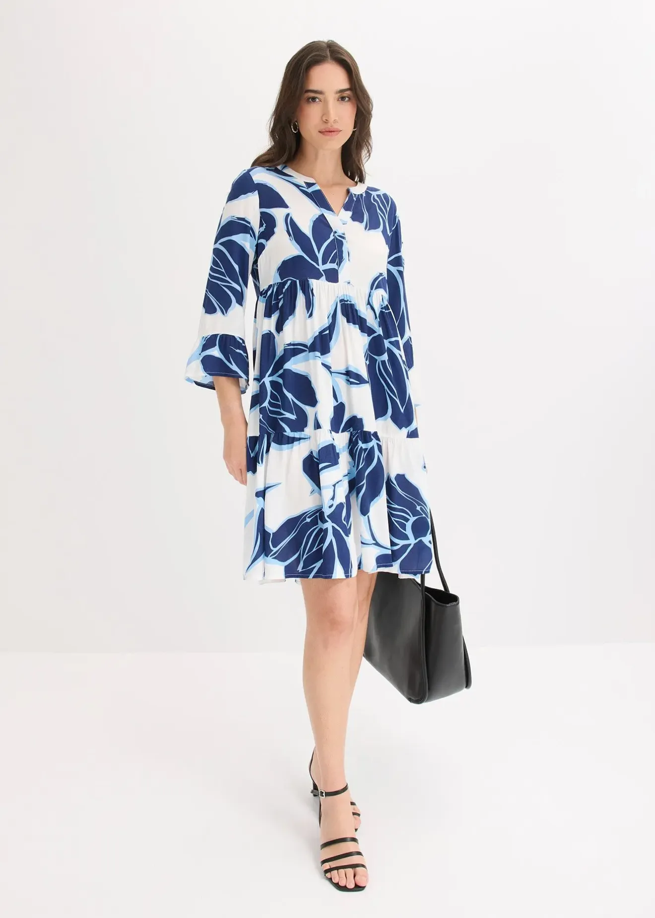 bonprix Robe-tunique en viscose fluide|Femme Robes