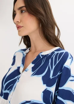 bonprix Robe-tunique en viscose fluide|Femme Robes