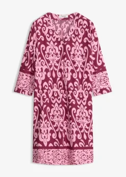 Femme bonprix Robes|Robe-tunique en viscose fluide