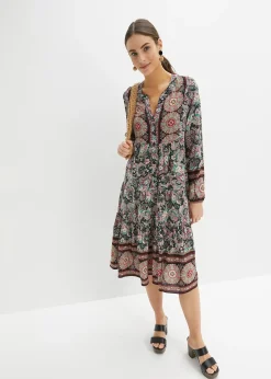 Femme bonprix Tailles Petite|Robes|Robe-tunique imprimée