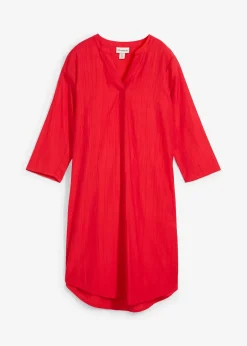 Femme bonprix Robes|Robe-tunique texturée en viscose majoritaire