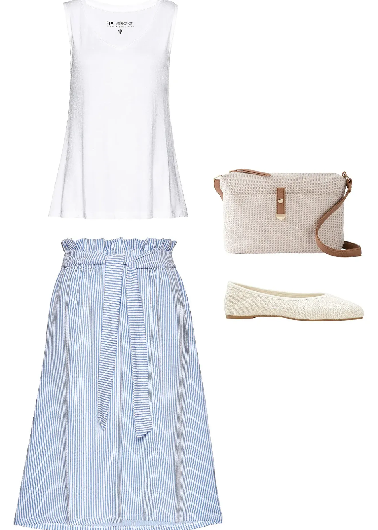 bonprix Sac à bandoulière en toile|Femme Sacs|Vêtements De Plage