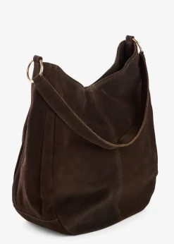 bonprix Sac en cuir velours avec sangle décorative|Femme Sacs