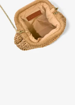 bonprix Sac en paille à bandoulière|Femme Sacs