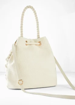 Femme bonprix Sacs|Sac seau texturé