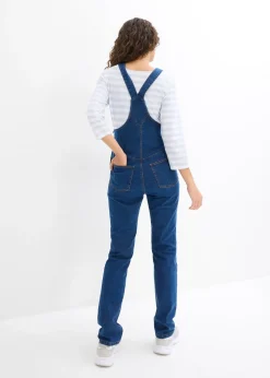 bonprix Salopette de grossesse à largeur ajustable, jambes droites|Femme Femme Enceinte